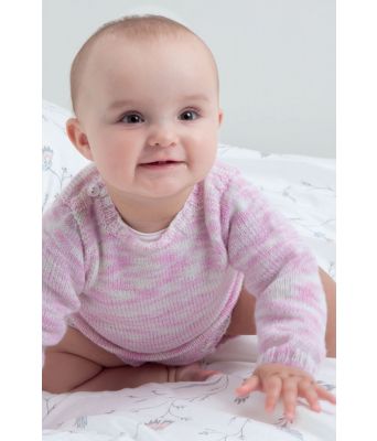 Strikket sett med undertoy til baby - Viking 1006-5-6