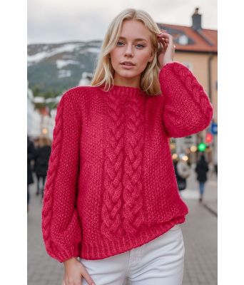 Bringebær Poppy genser - Belfilato 101-44227