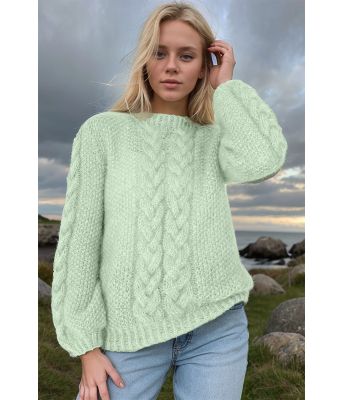 Mintgrønnn Poppy genser - Belfilato 101-47949