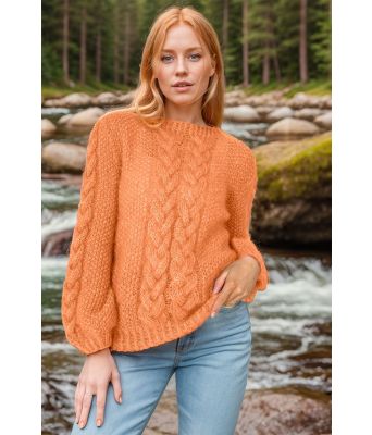 Honningmelon Poppy genser - Belfilato 101-47955