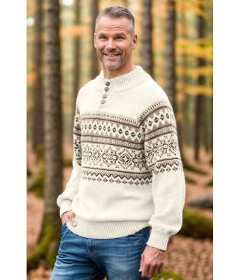 Filipgensern med beige og brunt mønster - DLG 142-SU340034853488