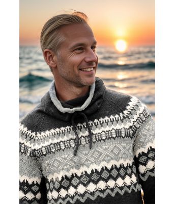 Koksfarget Carl genser - DLG 143-SU342734033400