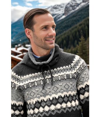 Carlgenser koksfarget med grått mønster - DLG 143-SU342734053400