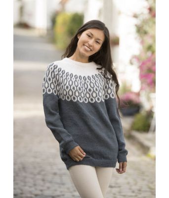 Atter genser fra Viking 1816-4 Mørk blå