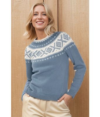 Cortina genser lys denim - DLG 197-34373402