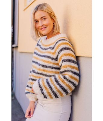 Noras stripegenser - Strikkia 2020-05