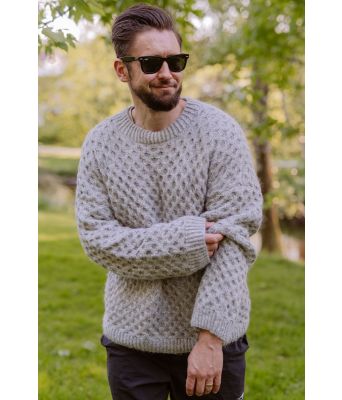 Honeycomb sweater - Strikkia 2024-048