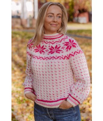 Gullfoss genser - Strikkia 2024-063