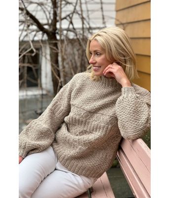 Beige Månebedottengenser - DLG 23-004-3485