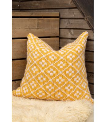 Påskegul Fjellrose pute - Viking 2310-10B