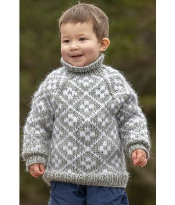 Fjellrose genser til barn - Viking 2310-22