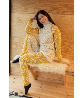 Ellinor strikket genser og -bukse til voksen - Viking 2310-23