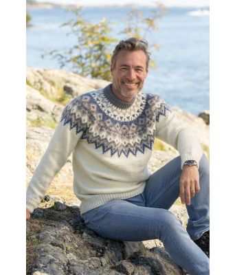 Kraft genser, Naturhvit - Viking 2329-1F