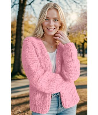 Rosa Stella cardigan - Belfilato 24-001-44612