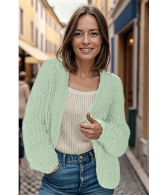 Stella cardigan mintgrønn - Belfilato 24-001-47949