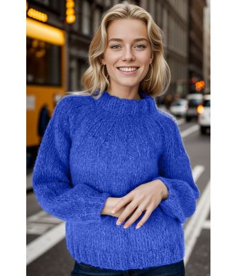 Kongeblå Samara sweater - Belfilato 24-003-45437