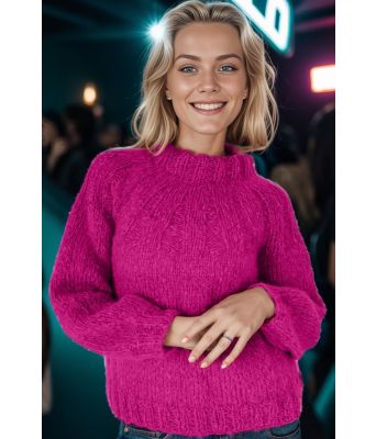 Samara sweater i pink - Belfilato 24-003-47946