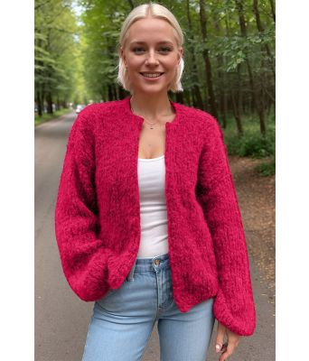 Bringebær Snuggle soft cardigan - Belfilato 24-006-44227