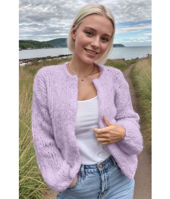 Lys lavendel Snuggle soft cardigan - Belfilato 24-006-47919