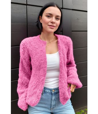 Fuksia Snuggle soft cardigan - Belfilato 24-006-47952