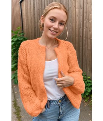 Honningmelon Snuggle soft cardigan - Belfilato 24-006-47955