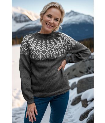 Koksgrå Skogsgenser med grått mønster - DLG 24-008-SU34273403