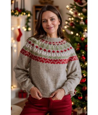 Julestemning julegenser i ullgarn - DLG 24-023-SU3403