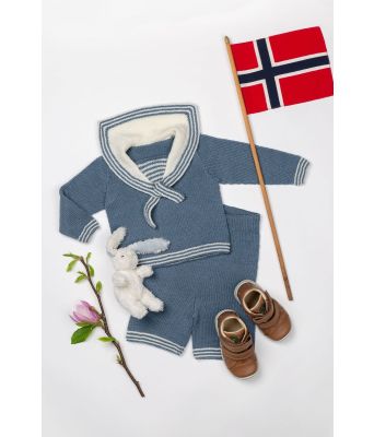 Lillebror matrosdress til baby - DG 387-07