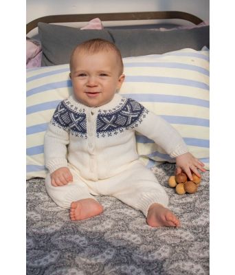 Mønstret cortina dress til baby - DG 433-09