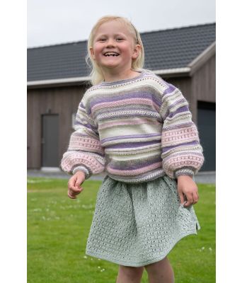 Sølje skjørt til barn med strikk i livet - DG 454-02