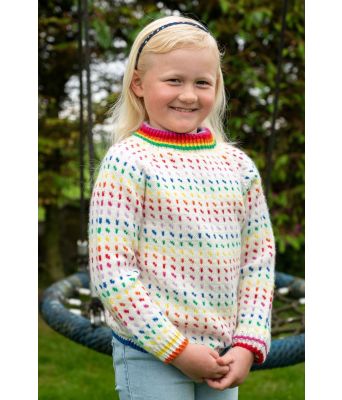 Pridelender regnbuegenser til barn - DG 455-17