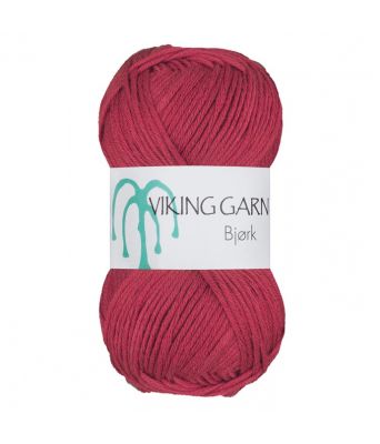 Viking garn - Bjørk 557 - Lys burgunder