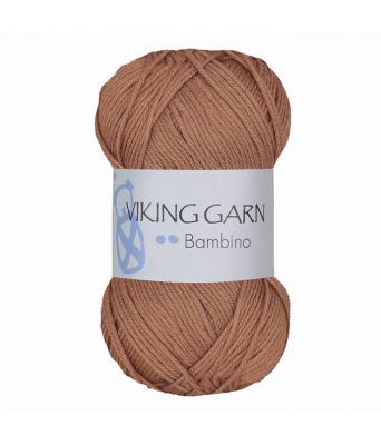 Viking garn - Bambino 409 - Lys brun