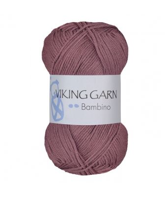 Viking garn - Bambino 418 - Rødbrun