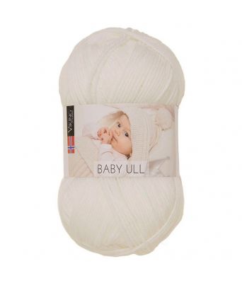 Viking garn - Baby Ull 300 - Hvit