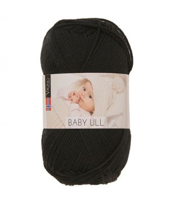 Viking garn - Baby Ull 303 - Sort