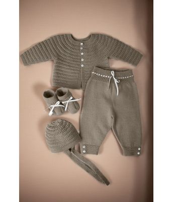 Beige melert Theo og Thea hentesett - DG 310-02A-3841