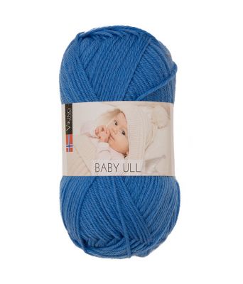 Viking garn - Baby Ull 323 - Blå