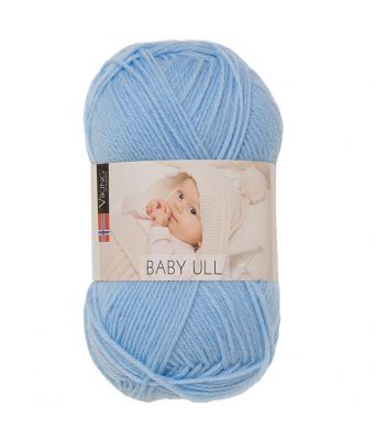 Viking garn - Baby Ull 324 - Mellomblå