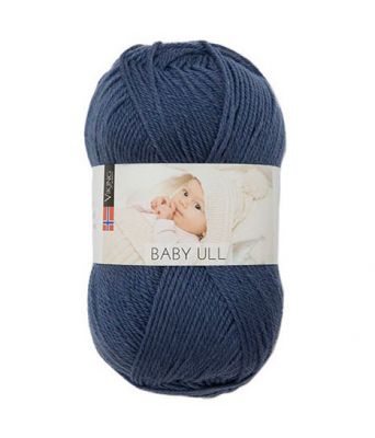 Viking garn - Baby Ull 325 - Jeansblå