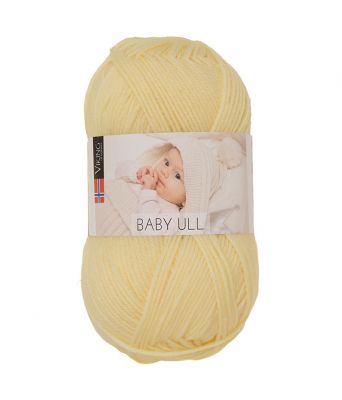 Viking garn - Baby Ull 342 - Lys gul