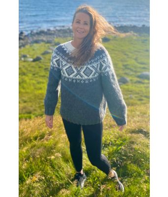 Chunky Cortina genser i koksgrå farge - DSA 111-14