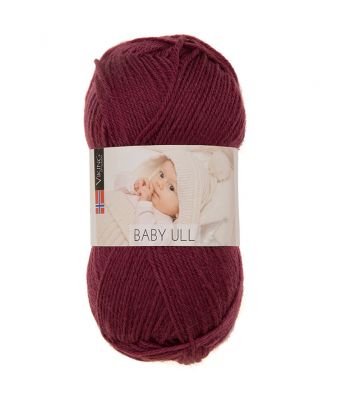Viking garn - Baby Ull 372 - Burgunder