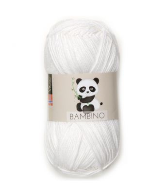 Viking garn - Bambino 400 - Hvit