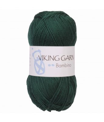Viking garn - Bambino 433 - Skogsgrønn