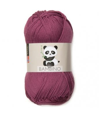 Viking garn - Bambino 462 - Burgunder