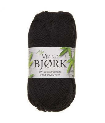 Viking garn - Bjørk 503 - Sort