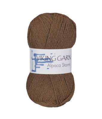 Viking garn - Alpaca Storm 509 Lys Brun
