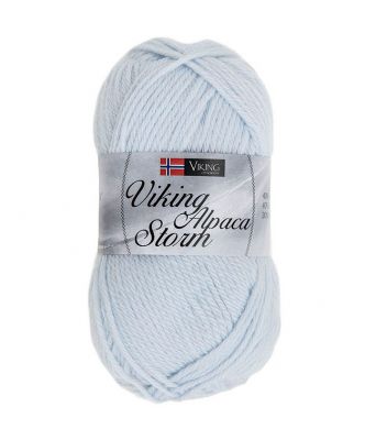 Viking garn - Alpaca Storm 520 -Lys blå