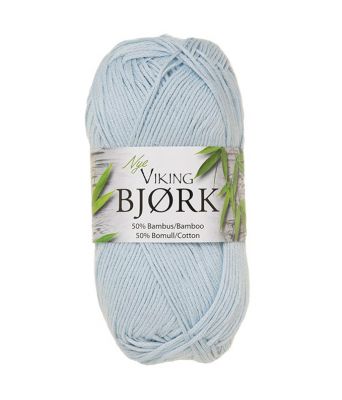 Viking garn - Bjørk 520 - Lys blå